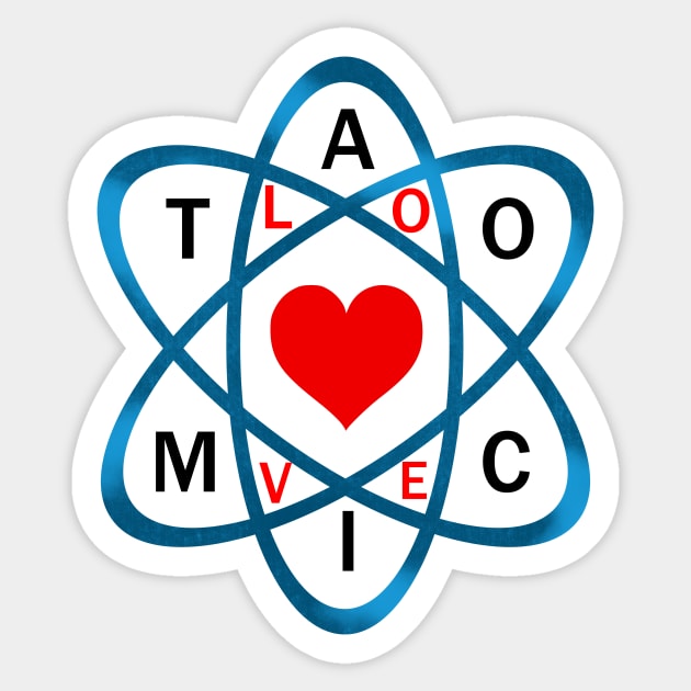 AtomicLove Sticker by samuelrd